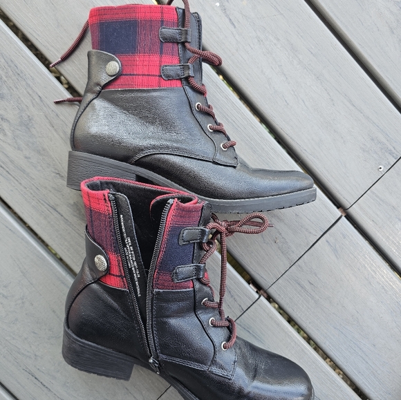 Baretraps Combat Boots Women Size 8M - Picture 2 of 7